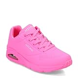 Skechers Women's Uno-Stand on Air Sneaker, HOT Pink, 8.5