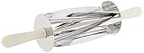 Ateco Stainless Steel Croissant Roller Cutter 15-inches long x 5-inches diameter