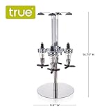 True 4 Bottle Liquor Tap, Whiskey Bottle Holder, Whiskey Dispenser, Shot Dispenser for Liquor Bottles, Liquor Bottle Dispenser, Set of 1