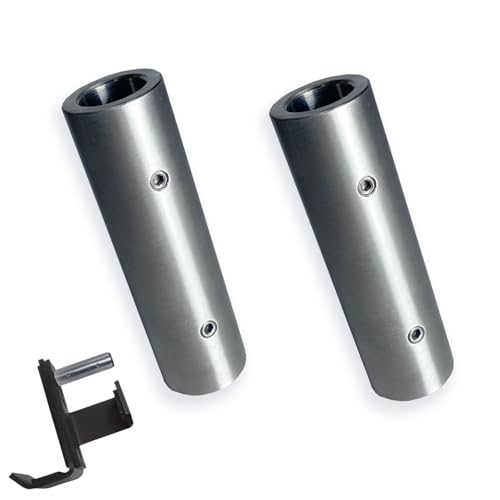 WZKO 5/8" to 1" Power Rack Cages Rigs Attachment Pin Adapter Sleeve for 2"x2" 3"x3" 2 Pack