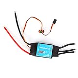 Topyond Brushless ESC 200A RC Boat Two Way Water Cooled ESC with Reverse Function, Rc Car Motor Brushless Error Signal Power Off for RC Boats Underwater Propeller