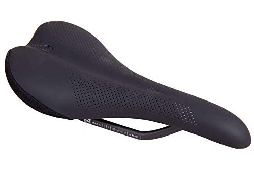 WTB Volt Bike Saddle - Comfortable Medium Thickness Padding, Contoured Shape with a Flex-Tuned Shell - Lightweight MTB Saddle for Optimal Support & Performance (Narrow Width and Carbon Rails)