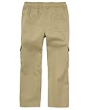 The Children's Place Boys Pull on Cargo Pants, Black/Flax/Gray Steel/New Navy 4-pack, 10