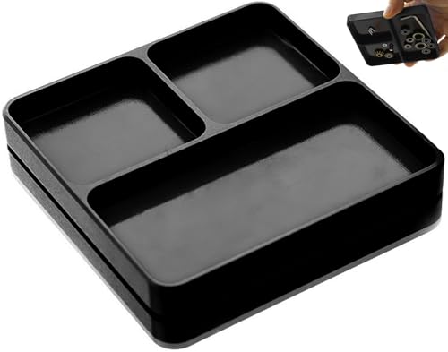 Magnetic Tool Tray Organizer, Small Tray for Electronic Repair Screws, Magnet Toolboxes Small Parts Holder for Organization, Storage Tool for Screw, Nuts and Bolts, Socket, Pin, RC Car Drone Phone