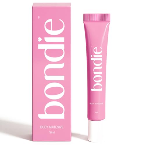Bondie Body Adhesive Glue for Clothes, Liquid Fashion Tape for Women, Skin Adhesive, Fabric Grip, Strong Butt Glue, Clothing Glue for Outfits and Styling