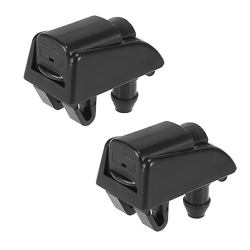 X AUTOHAUX 2pcs Windshield Washer Nozzles Spray Jet Left or Right 1Z0955985 for Skoda Octavia 2004-2013