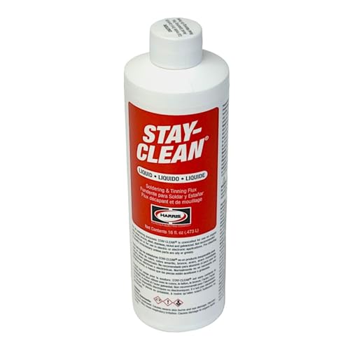Replacement for Harris SCLF16 Stay-Clean General Purpose Liquid Flux 16 oz 40003