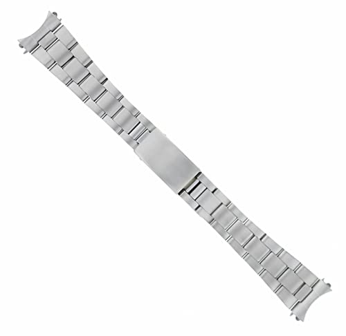 Ewatchparts 19mm Oyster Watch Band Bracelet Solid Stainless Steel Bracelet Compatible With 78350 7835 Rolex 34mm
