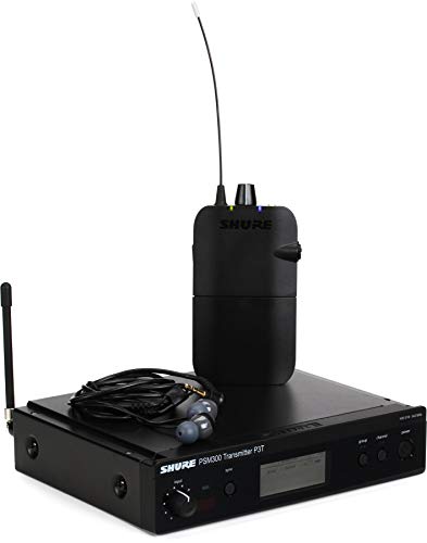 Shure PSM300 P3TR112GR Wireless in-Ear Personal Monitoring System with SE112 Earphones - H20 Band