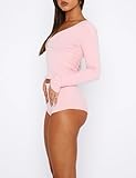 REVETRO 2024 Fall Womens Pajama Sets Sexy Y2k PJ Shorts 2 Piece Long Sleeve Lounge Set Sleepwear with Button Down Pink S