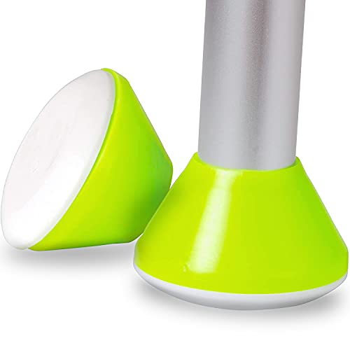 HealthSmart Walker Ski Glides, Walker Caps or Walker Pads for Rollators and Walking Aids, Universal Fit, Mobility Aid, Senior Living Accessory, Pack of 2