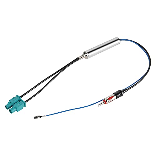 Anina Dual Twin Fakra Radio Antenna Adapter for 2004-UP VW Volkswagen Audi Skoda Aftermarket GPS Navigation Stereo Head Unit Receiver