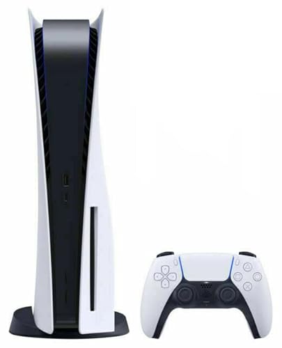 Playstation 5 Disc Version PS5 Console - 4K-TV Gaming, 120Hz 8K Output, 16GB GDDR6, 825GB SSD, WiFi 6, Bluetooth ~5.1 (Renewed)