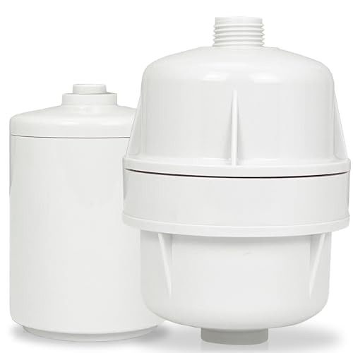 EXPRT MR-9011 KDF Shower Filter - Ideal for Eczema, Asthma, Allergy, Sinus & Emphysema Sufferers - Filtered Shower Head with High Pressure - Shower Head Filter for Chlorine & Heavy Metal Reduction
