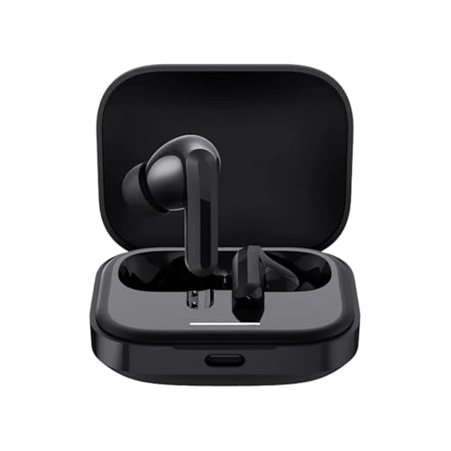 Xiaomi Redmi Buds 5 Wireless Earphone - 46dB Active Noise Canceling, 40 Hour Battery Life, Bluetooth 5.3, Black