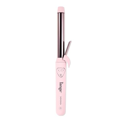 L'ANGE HAIR Le Pirouette 25MM Titanium Rotating Curling Iron Self-Rotating Curler | Curls and Waves for Beginners and Pros | Premium Titanium 1 Inch Barrel | Blush