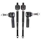 NewYall Front Left Right Inner and Outer Steering Tie Rod Ends for Ford Flex 2010-2016, Taurus 2010-2017, Lincoln MKS/MKT 2010-2016
