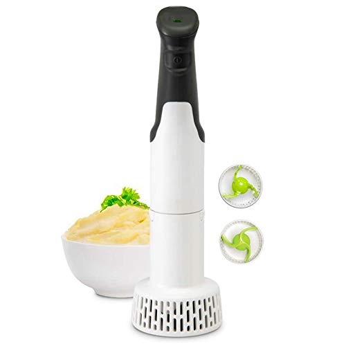 Electric Potato Masher | Hand Blender 3-in-1 Set Multi Tool - Blends, Purees and Whisks | Immersion Mixer | Perfectly Blends & Purees Baby Food | Vegetables & Potatoes | Soup Makers.