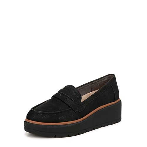 Dr. Scholl's Womens Nice Day Max Slip On Loafer Loafer Black 9 M