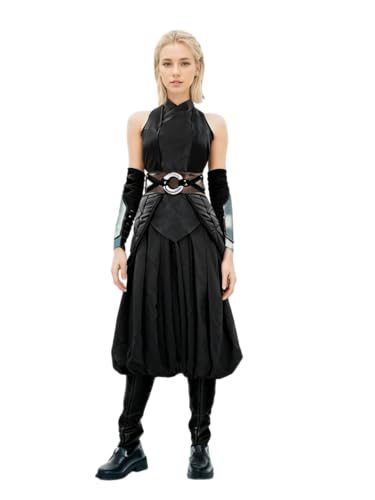 eioaner Womens Costume Cosplay Suits Full Set Outfits Adults Cape Robe Uniform Halloween