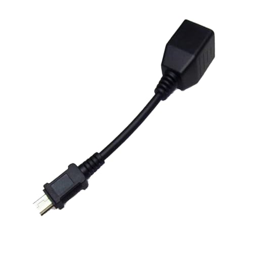 GXMRHWY Mini USB Male to RJ45 Female Network Cable Port for External Wired Network Card Device Adapter, Mini Interface Microcontroller or Router External Network Cable 20CM