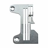 Blooy - E252 Throat Plate Fit Siruba 747L-514M, Pegasus EX5124-03, JUKI MO-6800D Industrial 4-Thread Overlock Sewing Machines Gauge Size 2x4mm