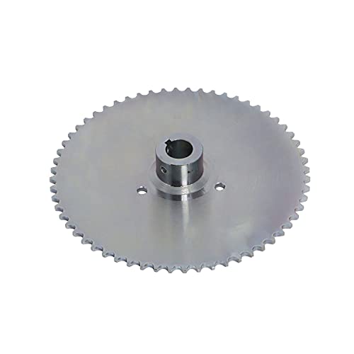 60 Tooth Go Kart Live Axle Sprocket for 40 41 420 Chain with 1" Bore 1/4" Keyway Compatible with Yerf-Dog Murray Go Karts by Podoy