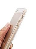 MUNDULEA Compatible with iPhone SE (2016 Edition)/iPhone 5s/ipphone 5 Crystal Protection Clear Shock Absorption Technology Bumper Soft TPU Cover Compatible iPhone 5s Case (Clear)