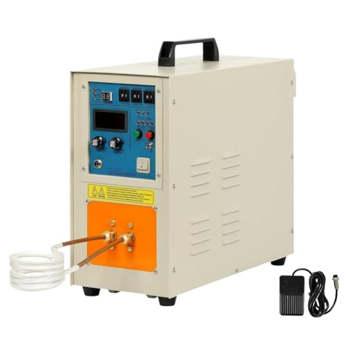 220V 15KW High Frequency Induction Metal Heater Induction Forge Heating Machine Furnace Induction Heater Tool 30-100KHz (220V)