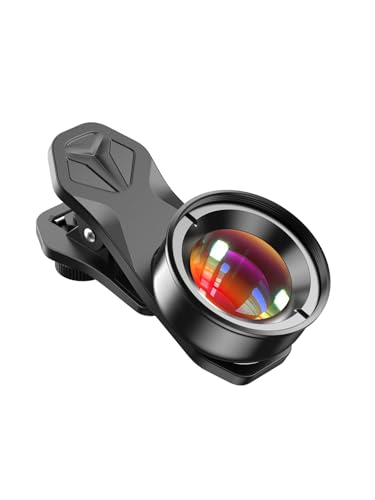 APEXEL Professional Macro Photography Lens for Smartphone, Macro Lenses for iPhone, Samsung, Galaxy, Oneplus, Android Phone(Fits for Almost All Phone), Cell Phone Lens Attachment for iPhone 13