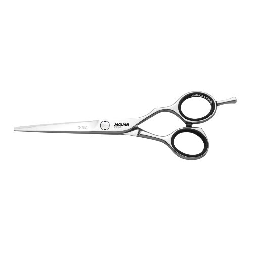 Jaguar Shears CJ4 PLUS 5.0 Inch Professional, Offset Design, Steel Hair Cutting & Trimming Scissors for Right Handed Salon Stylists, Hairdressers and Barbers, Made in Germany