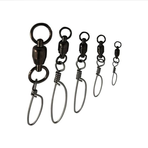 Hi-Liner Diamond Rotary Ball Bearing Tournament Snap Swivels - 300 lb. Test - 10pk.