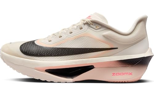 Nike Zoom Fly 6 Men's Road Racing Shoes (FN8454-102, Pale Ivory/Crimson Tint/Sail/Black) Size 11