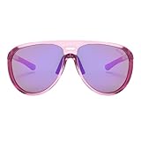 FEISEDY Polarized Aviator Sunglasses Men Women Oversized Round Steampunk Sunglasses Side Shield Goggles B0095