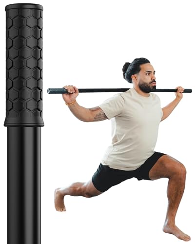 Mobility Mentor Yoga Stick - Mobility Stick - Large Bamboo Exercise Stick for Stretching - Workout Stick - Posture Corrector Stick Mobility - Yoga Bar - Stretch Stick for Fitness - Physical Therapy
