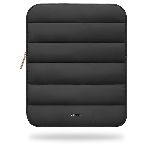 Vandel - The Original Puffy iPad Sleeve 9-11 Inch Tablet Sleeve, Black i Pad Case for Women and Men, Cute iPad Air Pouch, 9 10 Inch, 11 Inch Bag