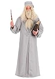 Jerry Leigh Deluxe Plus Size Harry Potter Dumbledore Costume for Adults 3X Gray