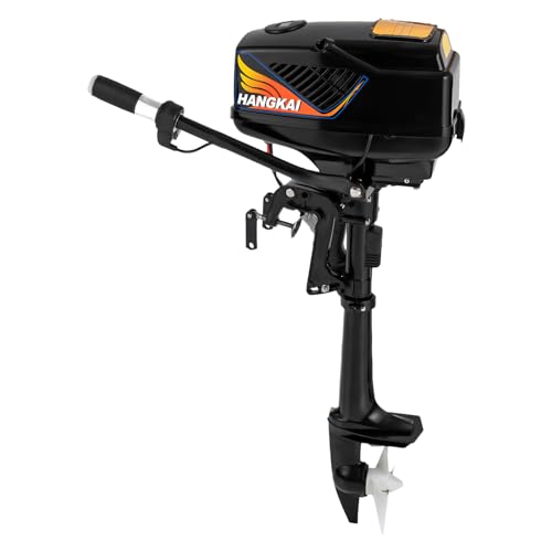 48V 1200W Electric Outboard Motor,4000rpm Hangkai Electric Outboard Trolling Motor, Fishing Boat Short Shaft Engine w/Propeller Outboard Brushless Motor Engine for Fishing,3307lbs Thrust,5-8 km/hour