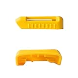 SKCMOX Tool Holders Battery Holders Mount for Dewalt 20V Battery Drill Tool Yellow 10pcs tool holders and 10 pcs battery holders