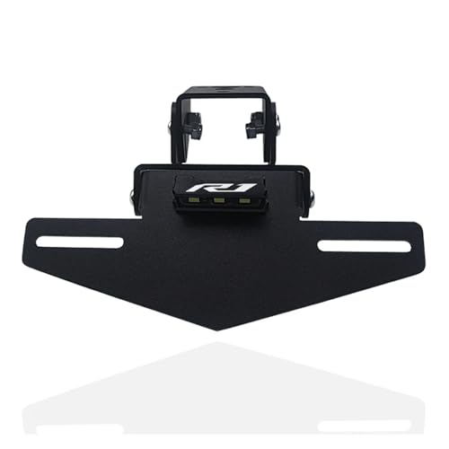 License Plate Holder LED Light Compatible With YZF R1/M/S R1M R1S 2015-2023 YZFR1M 2021 Motorcycle Tail Tidy Fender Eliminator(R1M Mark)(R1 Mark)