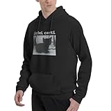 AZSWXDC986 Playboi Music Carti Hoodies Men Casual Novelty Warm Loose Long Sleeve Pullover Pocket Sweatshirt Medium Black