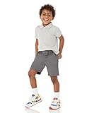 Amazon Essentials Boys' Short-Sleeve Pique Polo Shirts, Pack of 5, Navy, X-Large