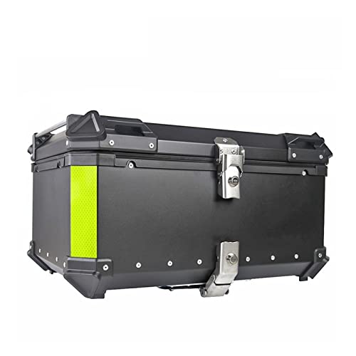 ICWUSA Universal Motorcycle 80L Motorcycle Rear Toolbox Trunk Storage Top Tool Box Key Lock Case Fit for BMW R1200GS/R1250GS/F800GS Motorcycle Top Box (Color : 80L Black, Size : 1)