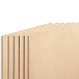 3MM 1/8" x 12" x 24" Baltic Birch Plywood – B/BB Grade (6pk) Perfect for Arts and Crafts, School Projects and DIY Projects, Drawing, Painting, Wood Engraving, Wood Burning and Laser Projects