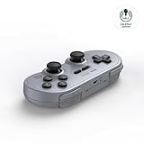 8Bitdo SN30 Pro Bluetooth Controller, Hall Effect Joystick Update, Compatible with Switch, PC, macOS, Android, Steam Deck & Raspberry Pi (Gray)