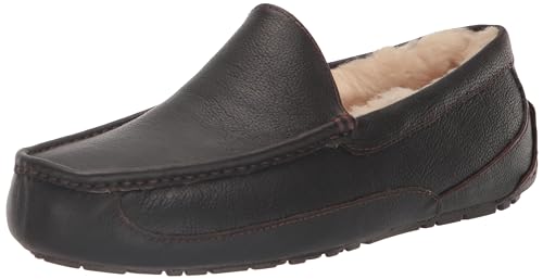 UGG Men's Ascot Slipper, Dark Spice, 13