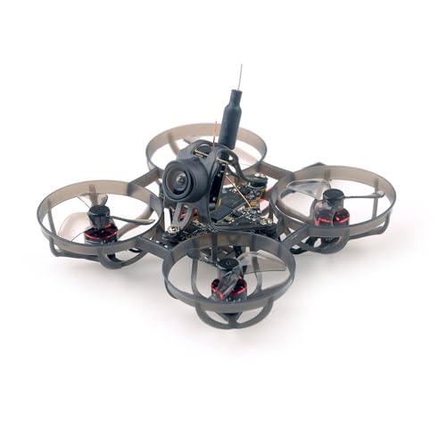 HappyModel Mobula6 2024 Micro ELRS FPV Drone: 1S 65mm Tiny Whoop with FPV Camera AIO Flight Controller ELRS Receiver 400mW FPV VTX Brushless Motor For adults FPV Racing