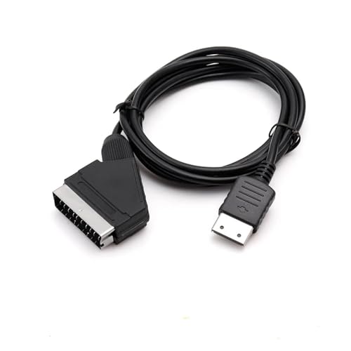 NHUGYP 1.8m/6ft Cable Cord RGB Scart Cable for Dreamcast