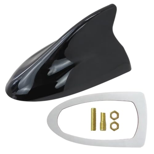 New Universal Car Roof Shark Fin Decorative Aerial Antenna Cover Sticker Base Roof ABS Car Antenna Car Styling Accessories with Singal/Universal