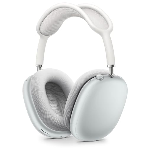 DesignSkinz - Skin Decal Protective Scratch Resistant Vinyl Wrap - Compatible with AirPods Max Headphones - Solid Light Gray